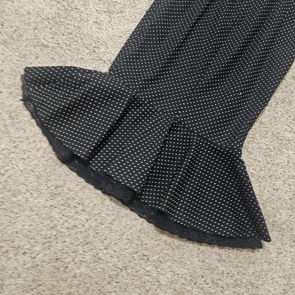 Dolce & Gabbana Sleeveless Midi Elegant Black Polka Dot Dress Size 46IT/US10-12 - Picture 9 of 16